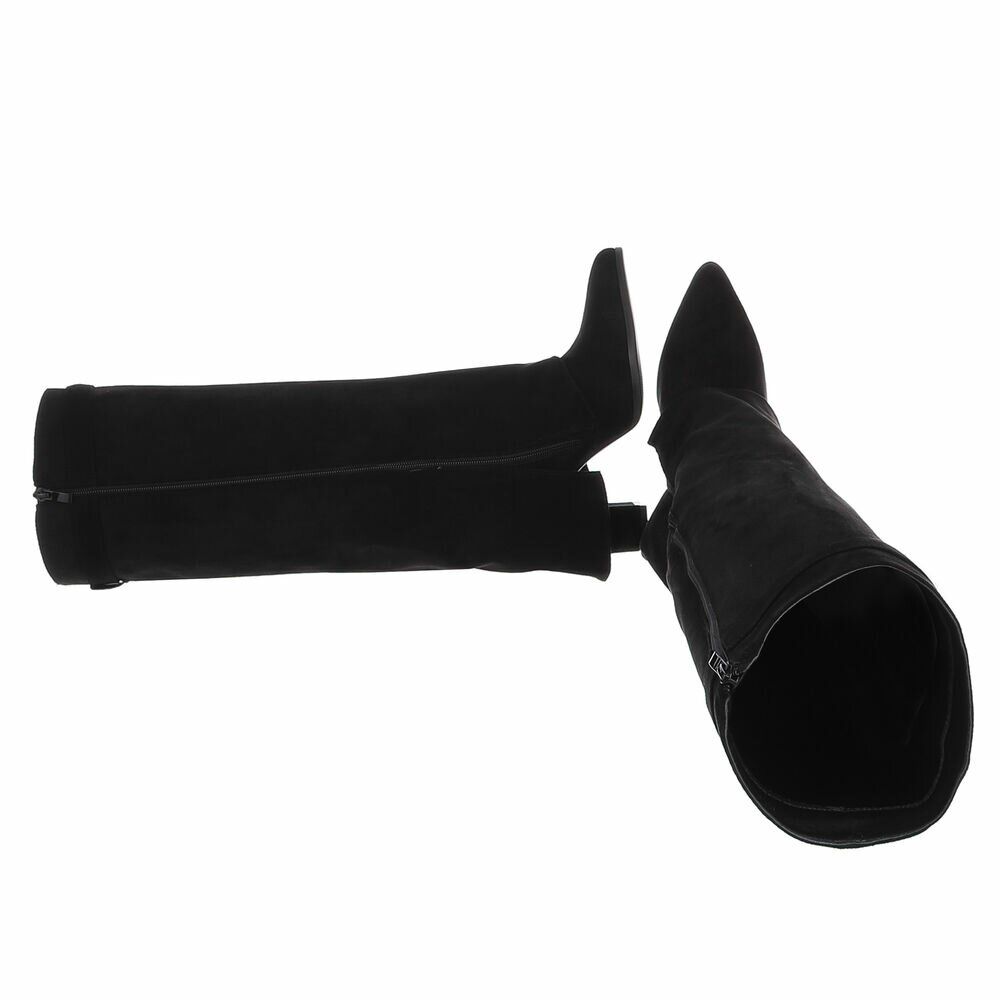 Hoge Festival Laars Zwart Suede