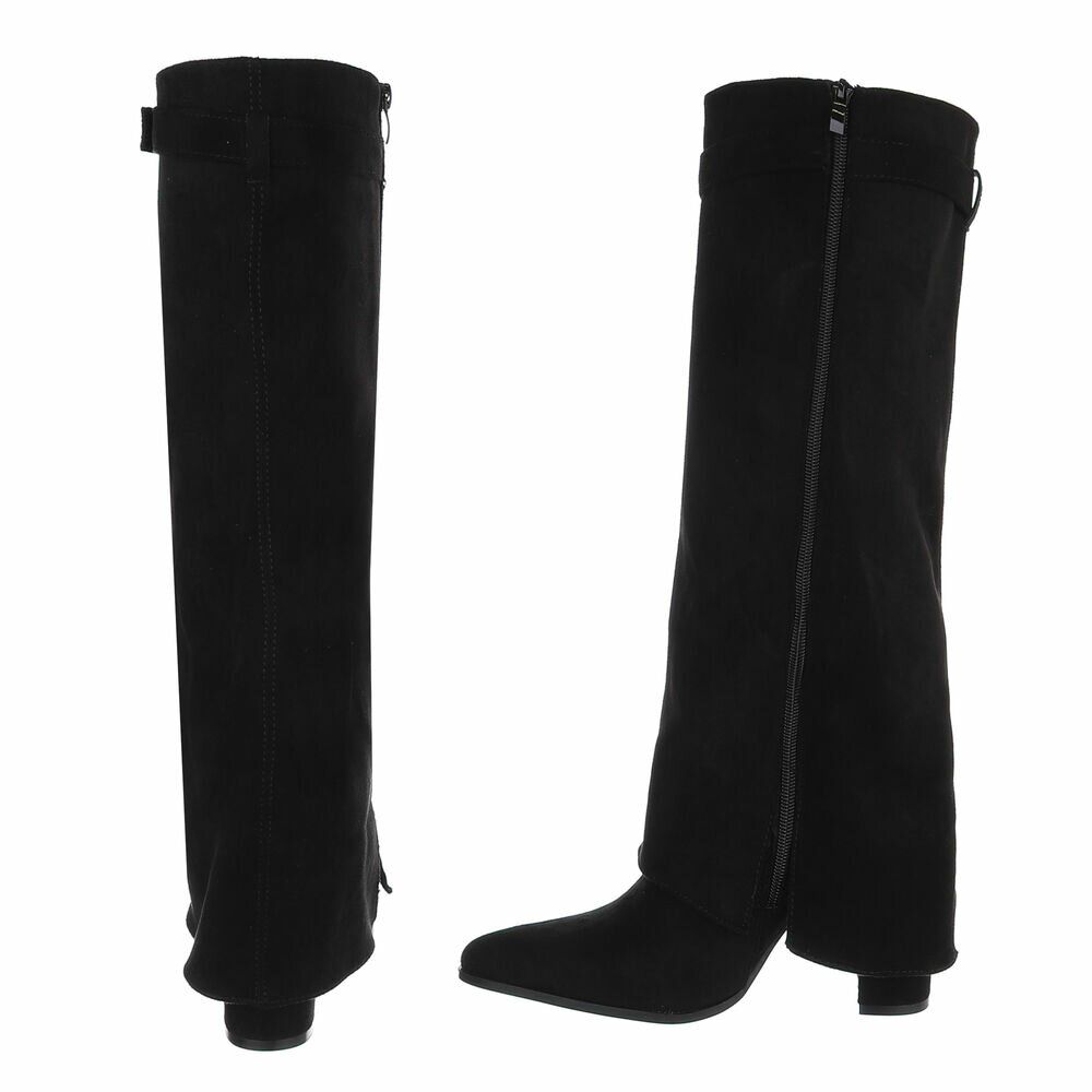 Hoge Festival Laars Zwart Suede