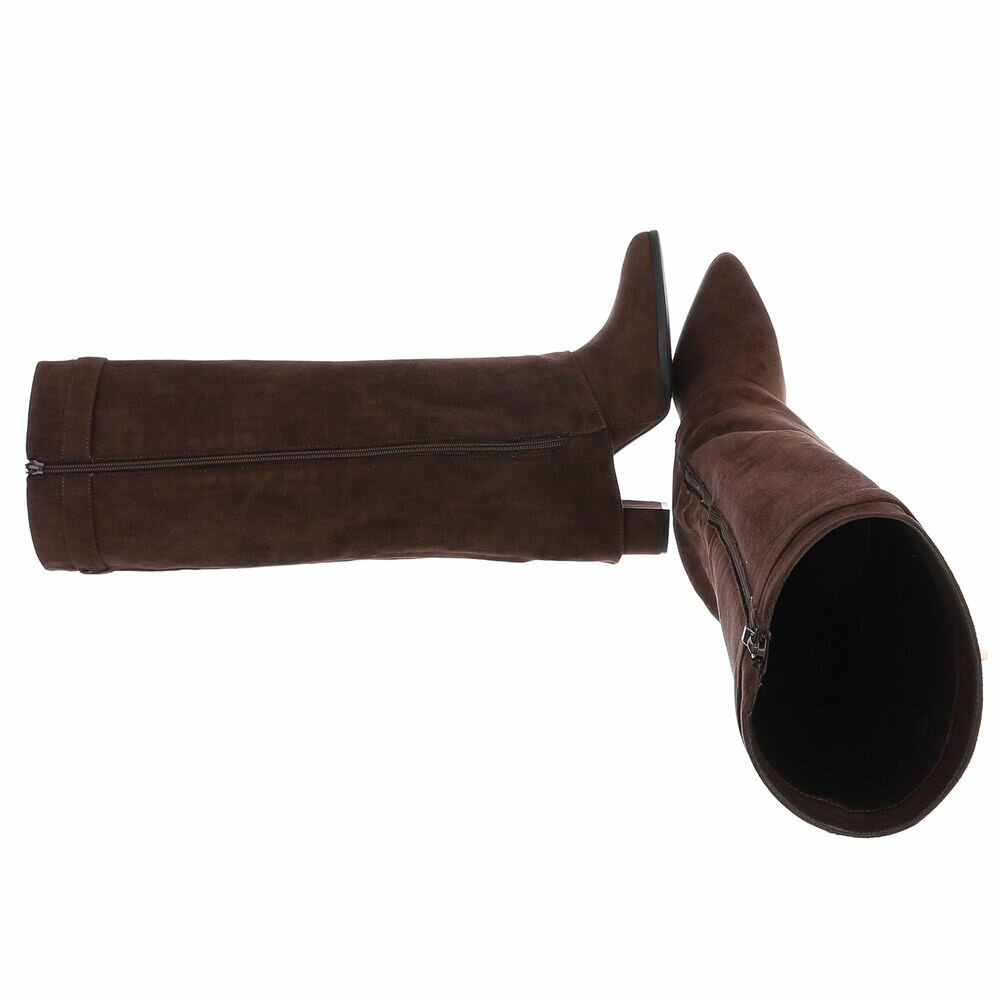 Trendy Festival Laars Bruin Suede