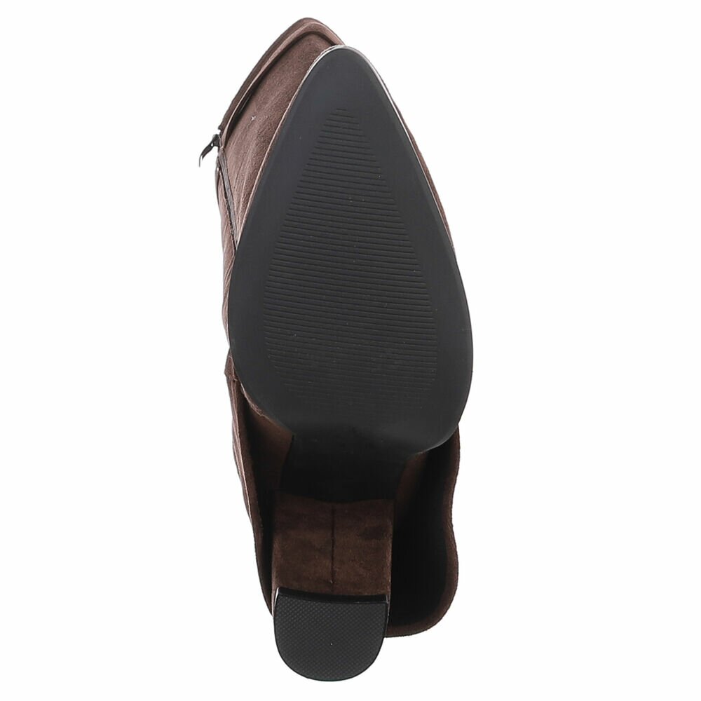 Trendy Festival Laars Bruin Suede